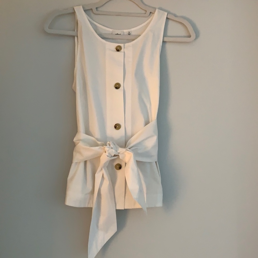 Wilfred by Aritzia cotton poplin top